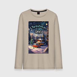 Мужской лонгслив Рождественский день