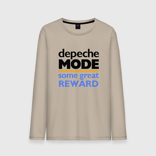 Мужской лонгслив Depeche Mode - Some Great Reward / Миндальный – фото 1