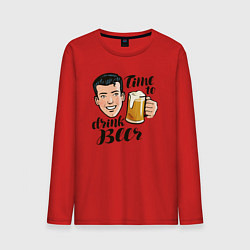 Мужской лонгслив Время для пива