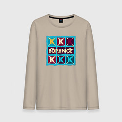 Мужской лонгслив Цветная ка