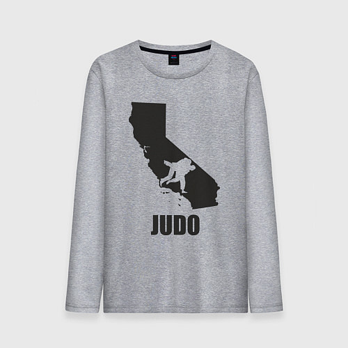 Мужской лонгслив Дзюдо Калифорния / Меланж – фото 1