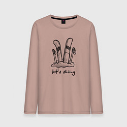 Мужской лонгслив Лыжню