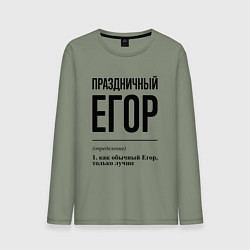 Мужской лонгслив Праздничный Егор: определение
