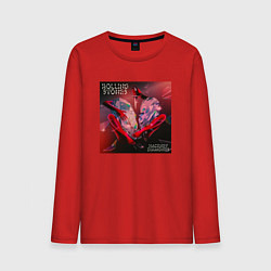 Лонгслив хлопковый мужской Hackney Diamonds - The Rolling Stones, цвет: красный