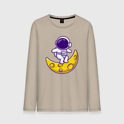 Мужской лонгслив Космонавт серфер
