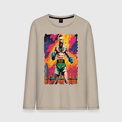 Мужской лонгслив Конор Макгрегор в перчатках