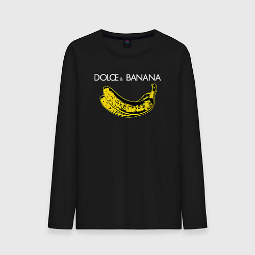 Мужской лонгслив Dolce Banana / Черный – фото 1