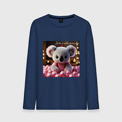 Мужской лонгслив Игрушечная коала и надпись: зато я очень красивый