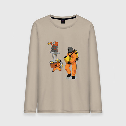 Мужской лонгслив Lethal Company: Classics / Миндальный – фото 1