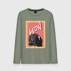 Мужской лонгслив Арт по фильму Леон