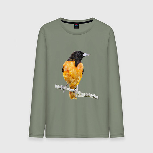 Мужской лонгслив Иволга / Авокадо – фото 1