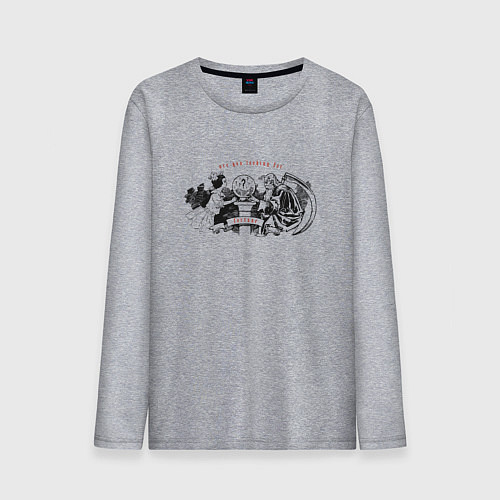 Мужской лонгслив Ты ищешь удачу / Меланж – фото 1