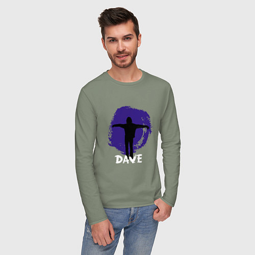 Мужской лонгслив Depeche Mode - Dave in devotional tour / Авокадо – фото 3