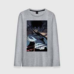 Мужской лонгслив Поднятие уровня в одиночку Джину Сон