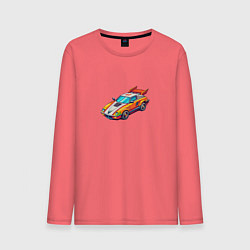 Мужской лонгслив Игрушечный гоночный автомобиль