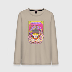 Мужской лонгслив Девушка якудза