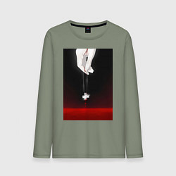 Мужской лонгслив Евангелион талисман Рей