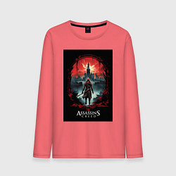 Мужской лонгслив Assassins creed загадочный город