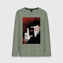 Мужской лонгслив Хеллсинг Алукард Вампир