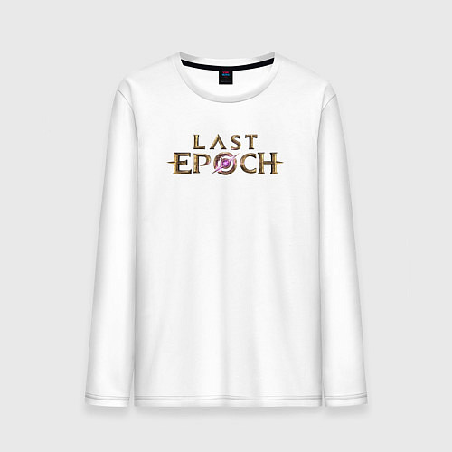 Мужской лонгслив Logo Last Epoch / Белый – фото 1