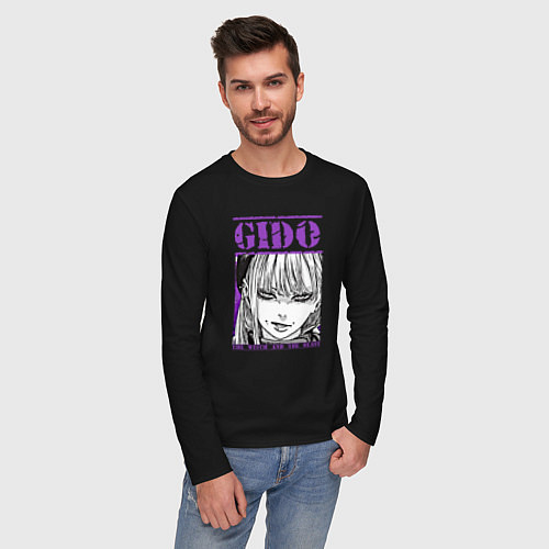 Мужской лонгслив Гидо из ведьма и чудовище / Черный – фото 3