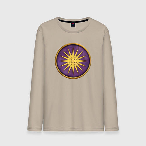 Мужской лонгслив Македония Rome: Total War Alexander / Миндальный – фото 1