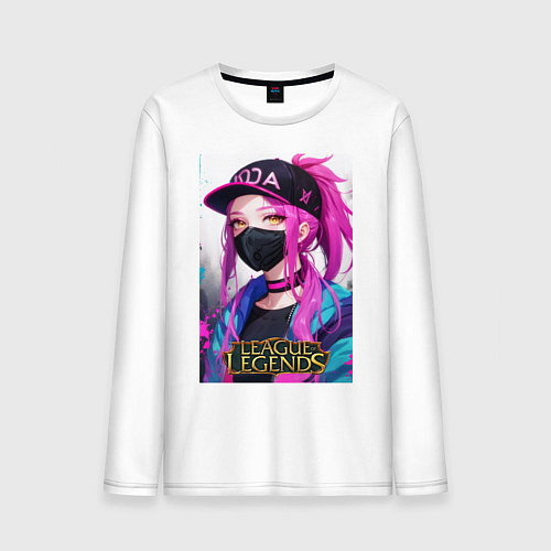 Мужской лонгслив Akali Kda League Of Legends / Белый – фото 1