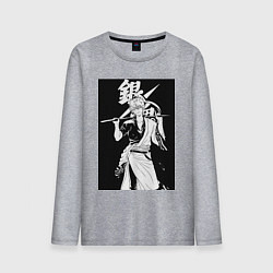 Мужской лонгслив Гинтама Самурай