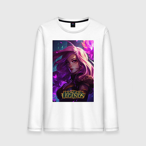 Мужской лонгслив League of Legends Kaisa Kda / Белый – фото 1