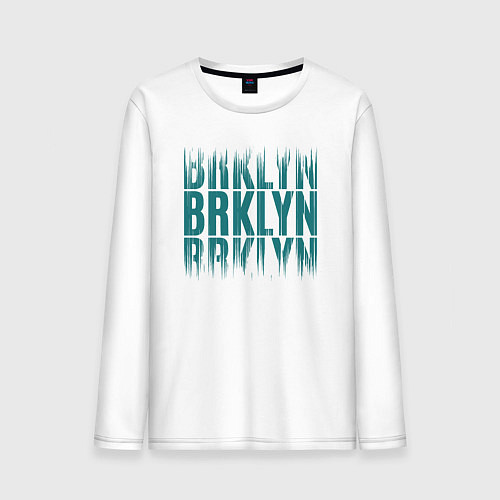 Мужской лонгслив Brklyn / Белый – фото 1