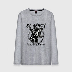 Мужской лонгслив Нет пощады нечестивым