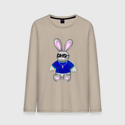 Мужской лонгслив Кролик с цепочкой