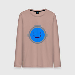 Мужской лонгслив Синий из Content Warning