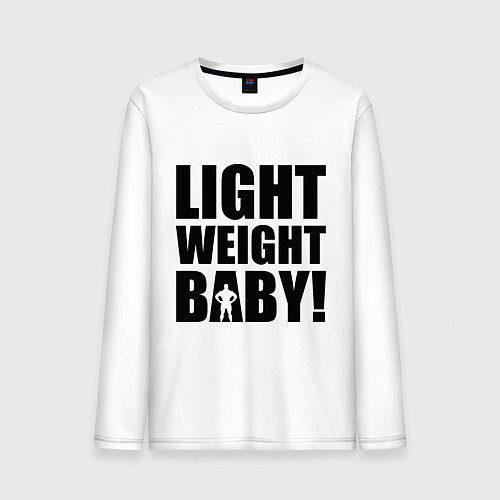 Мужской лонгслив Light weight baby / Белый – фото 1