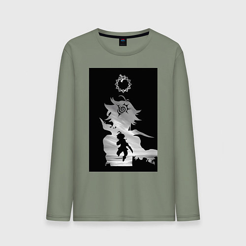 Мужской лонгслив Семь смертных грехов Мелиодас / Авокадо – фото 1