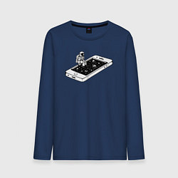 Мужской лонгслив Космическая связь