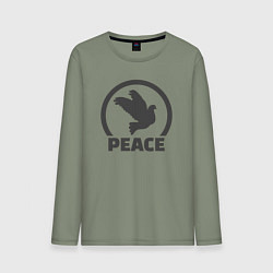 Мужской лонгслив Peace bird