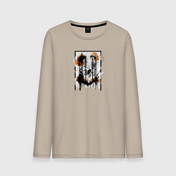 Мужской лонгслив Осенний велопробег