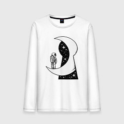 Мужской лонгслив Космос в замочной скважине