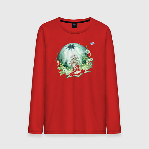 Мужской лонгслив Нахида из Геншин Импакт / Красный – фото 1