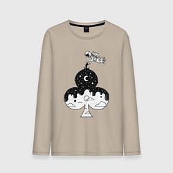 Мужской лонгслив Космическая масть