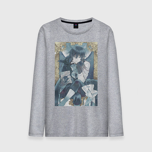 Мужской лонгслив Мемуары Ванитаса цепи / Меланж – фото 1