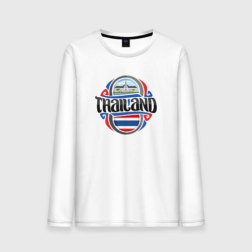 Мужской лонгслив Таиланд / Белый – фото 1