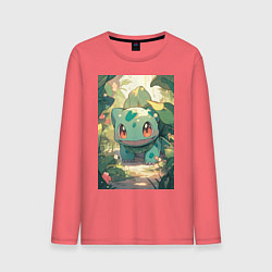 Мужской лонгслив Покемон Бульбазавр