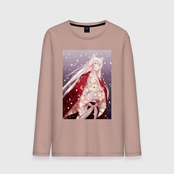 Мужской лонгслив Очень приятно Бог Томоэ Дух-хранитель