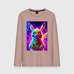 Мужской лонгслив Пикачу монстр - хэллоуинский хоррор