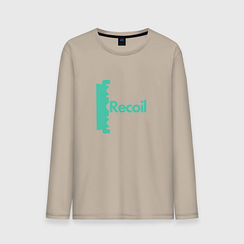 Мужской лонгслив Recoil - Alan from depeche mode project / Миндальный – фото 1