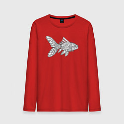 Мужской лонгслив Механическая рыбка