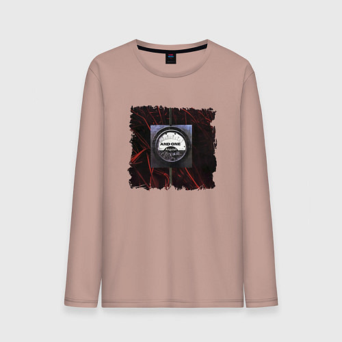 Мужской лонгслив And One - Anguish / Пыльно-розовый – фото 1