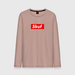 Мужской лонгслив Скуф на английском